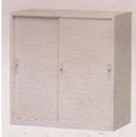Amjolce Cabinets » 3 Layer Steel Sliding Door Cabinet - Light Gray Color W900xD450xH1062mm > MSD 3B-SL, Bacolod Cabinet