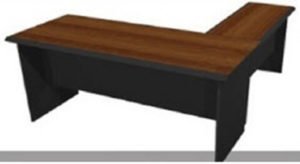 AMJOLCE Finefur Interior Ready to Buy Product > L-shape Office Table laminated cherry color > MSD 1512C, Bacolod L-Shape table, Bacolod table